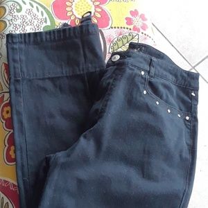 Cute black pants w/ embellishments